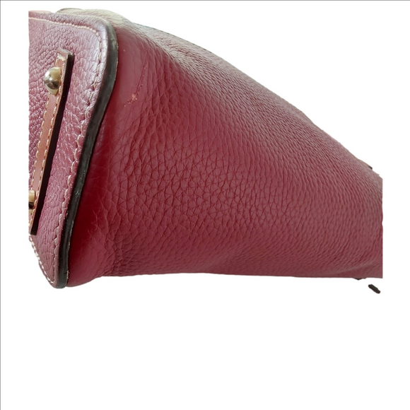 Dooney & Bourke Lexington Bordeaux Pebble Leather Purse - Picture 9 of 16